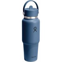 Hydro Flask 32 OZ WIDE FLEX STRAW TRAVEL BOTTLE HARBOR BLUE