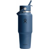 Hydro Flask 32 OZ WIDE FLEX STRAW TRAVEL BOTTLE HARBOR BLUE