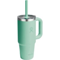 Hydro Flask 24 OZ TRAVEL TUMBLER CLEAR LID MERMAID GREEN