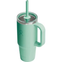 Hydro Flask 24 OZ TRAVEL TUMBLER CLEAR LID MERMAID GREEN