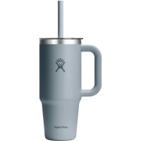 Hydro Flask 24 OZ TRAVEL TUMBLER CLEAR LID SHALE GRAY