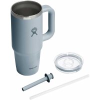 Hydro Flask 24 OZ TRAVEL TUMBLER CLEAR LID SHALE GRAY