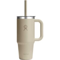 Hydro Flask 24 OZ TRAVEL TUMBLER CLEAR LID OAT