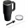 Hydro Flask 24 OZ TRAVEL TUMBLER CLEAR LID BLACK