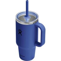 Hydro Flask 32 OZ TRAVEL TUMBLER CLEAR LID CAPRI BLUE