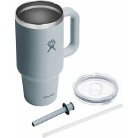 Hydro Flask 32 OZ TRAVEL TUMBLER CLEAR LID SHALE GRAY