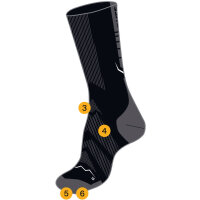 Buff® COOLNET® CREW SOCK CC WHITE XL