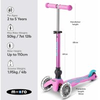 mini micro deluxe foldable LED - lavender