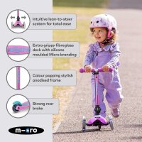 mini micro deluxe foldable LED - lavender