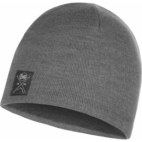 Buff® Knitted & Fleece Band Hat SOLID GREY