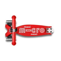 Micro Mobility maxi micro deluxe foldalbe LED red