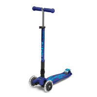 Micro Mobility maxi micro deluxe folable LED navy blue