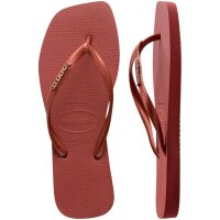 HAVAIANAS SQUARE LOGO METALLIC MAHOGANY EUR41/42