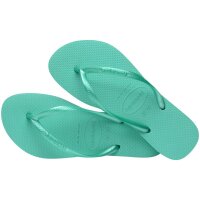HAVAIANAS SLIM METALLIC VIRTUAL GREEN EU: 35/36