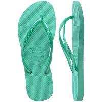 HAVAIANAS SLIM METALLIC VIRTUAL GREEN EU: 35/36