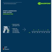 Bauerfeind Sports Compression Knee Support, Black, S