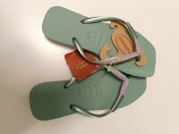 Havaianas Slim Square Glitter FC Argila 35/36 Damen...