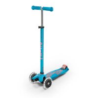 Micro Maxi Deluxe LED Aqua MMD078 Kinderroller 3-Rad...