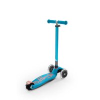 Micro Maxi Deluxe LED Aqua MMD078 Kinderroller 3-Rad Scooter #2163