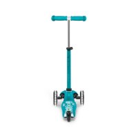 Micro Mini Micro Deluxe LED Aqua MMD076 Kinderroller 3-Rad höhenverstellbar