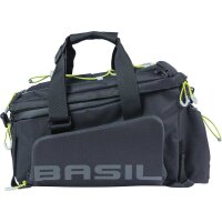 Basil Miles XL Pro Gepäckträgertasche 9-36L schwarz lime