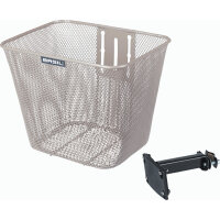 Basil Bilbao FM Vorderradkorb metallic 23L 22x26x27 cm