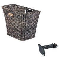 Basil Bremen Rattan Look FM Vorderradkorb brown